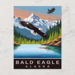 Postal Alaska, Águila Calva, Viajes