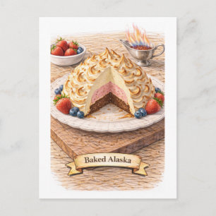 Postal Alaska al horno (Serie de comida estadounidense)