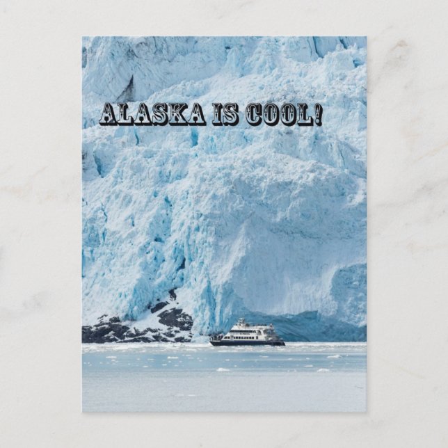 Postal ¡Alaska es genial! (Anverso)