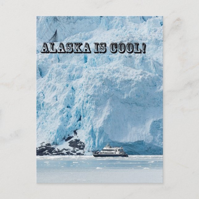 Postal ¡Alaska es genial! (Anverso)