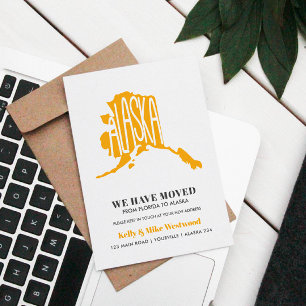 Postal ALASKA Hemos movido nueva dirección Nueva casa