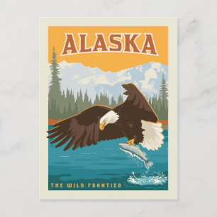 Postal Alaska   La frontera salvaje - Águila