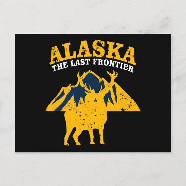 Postal Alaska, la última frontera (Anverso)