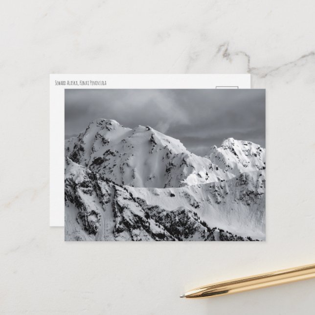 Postal Alaska Mountain Seward (Anverso/Reverso In Situ)