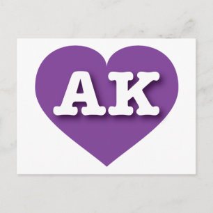 Postal Alaska Purple Heart - Amo AK