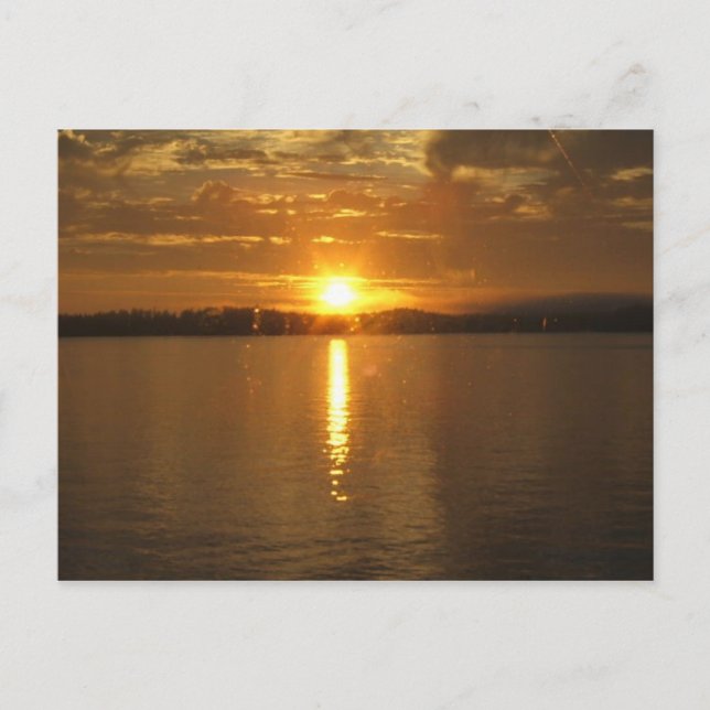 Postal Alaska Sunset (Anverso)