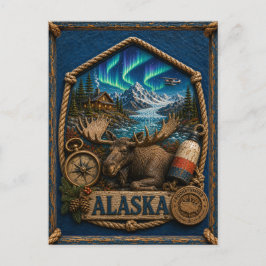 Postal Alaska Viajes Antiguos