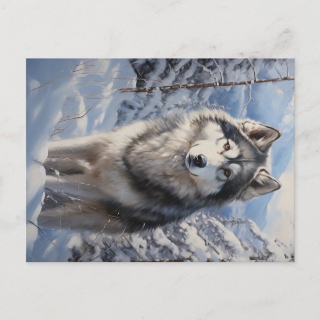 Postal Alaskan Malamute (Anverso)