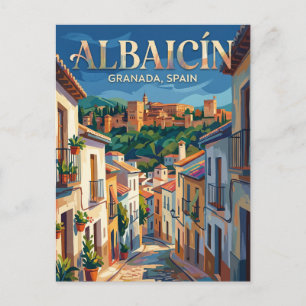 Postal Albaicín España