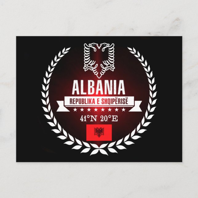 Postal Albania (Anverso)