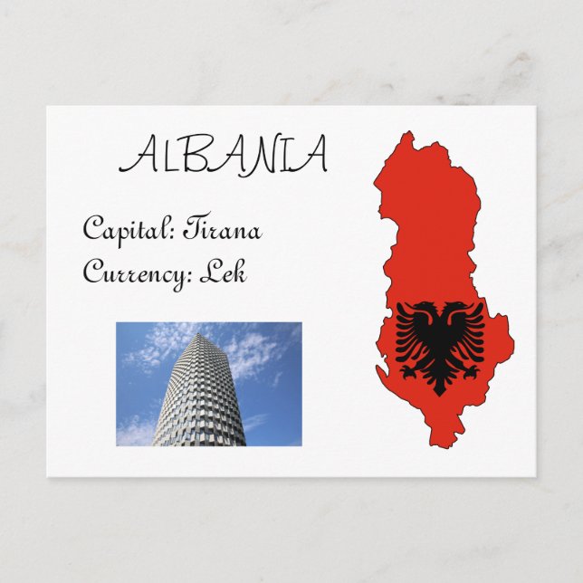 Postal Albania (Anverso)