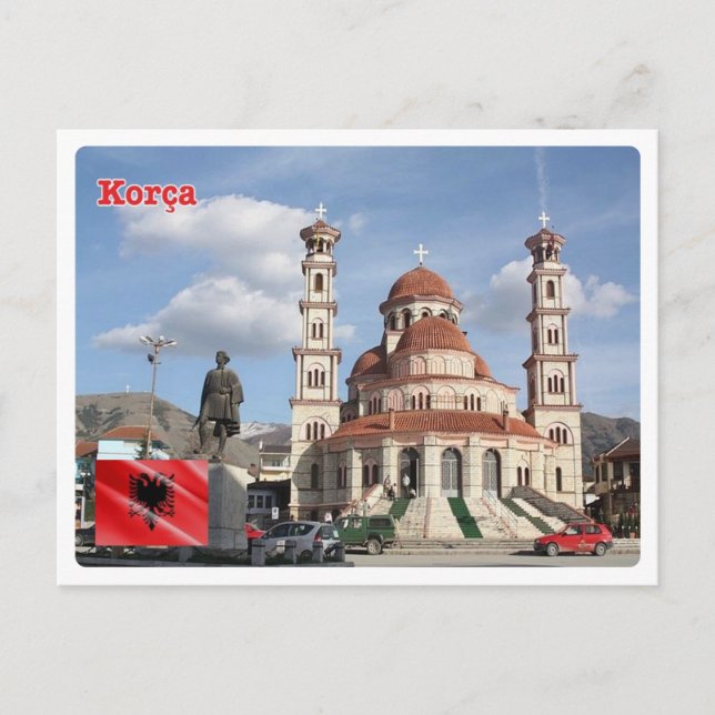 Postal Albania - Corizia - (Anverso)
