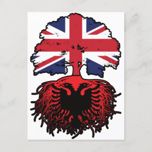 Postal Albania Reino Unido de Gran Bretaña e Irlanda del 