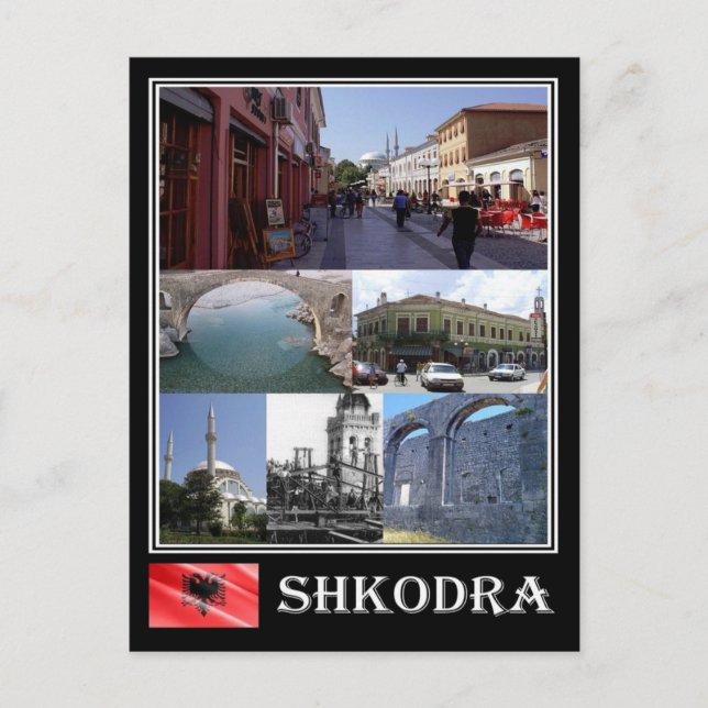 Postal Albania - Shkodra - Mosaico - (Anverso)