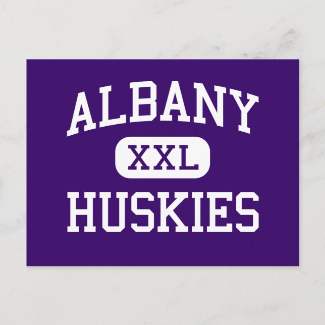 Postal Albany - Huskies - Senior - Albany Minnesota (Anverso)