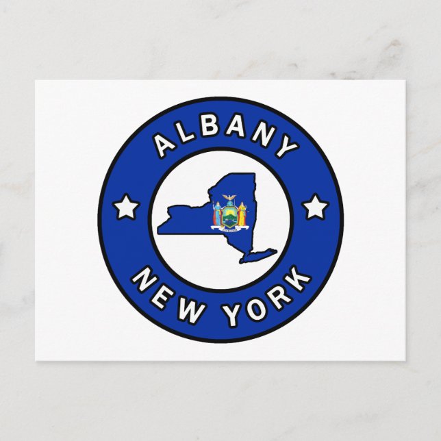 Postal Albany New York (Anverso)