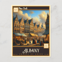 Postal Albany, Nueva York | Vintage