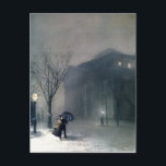 Postal Albany NY State House 1871 W. Palmer Pintura<br><div class="desc">Esta hermosa escena de invierno de Walter Palmer (probablemente cuando tenía 17 años) que representa a Albany, la Casa de Gobierno de Albany en Nueva York durante una tormenta de nieve en 1871 es felizmente de dominio público. A pesar del interés de los que viven en el Distrito Capital de...</div>