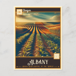 Postal Albany, Oregón | Vintage