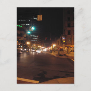 Postal albany por la noche: calle perla