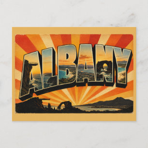 Postal Albany WA Australia Costa del Océano Austral Arte