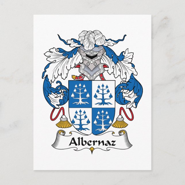 Postal Albernaz Family Crest (Anverso)