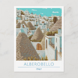 Postal Alberobello Italia Viajes