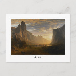 Postal Albert Bierstadt #121 - Postcard Bella Artes