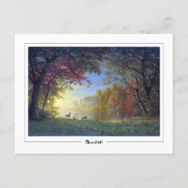 Postal Albert Bierstadt #134 - Postcard Bella Artes