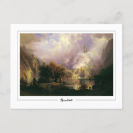 Postal Albert Bierstadt #136 - Postcard Bella Artes
