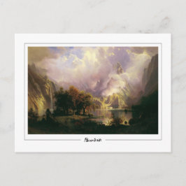 Postal Albert Bierstadt #136 - Postcard Bella Artes