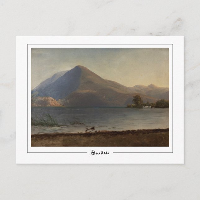 Postal Albert Bierstadt #213 - Postcard Bella Artes (Anverso)
