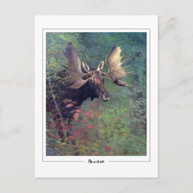 Postal Albert Bierstadt #225 - Postcard Bella Artes (Anverso)