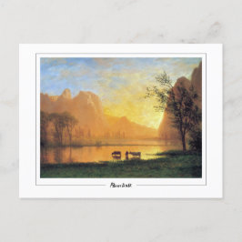 Postal Albert Bierstadt #229 - Postcard Bella Artes