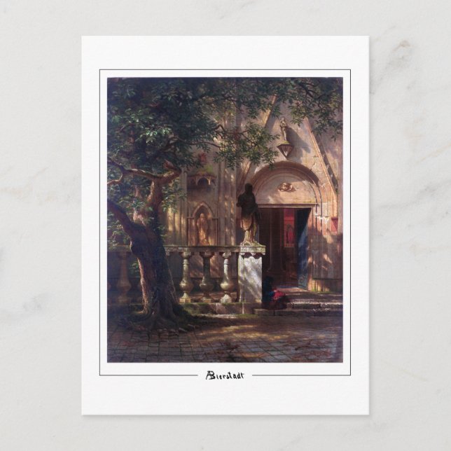 Postal Albert Bierstadt #231 - Postcard Bella Artes (Anverso)