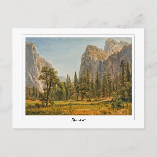 Postal Albert Bierstadt #261 - Postcard Bella Artes (Anverso)