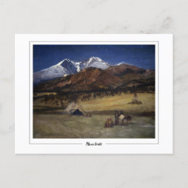 Postal Albert Bierstadt #287 - Postcard Bella Artes