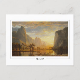 Postal Albert Bierstadt #86 - Postcard Bella Artes