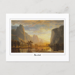 Postal Albert Bierstadt #86 - Postcard Bella Artes