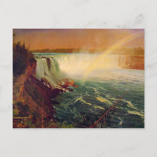Postal Albert Bierstadt, Cataratas del Niágara.