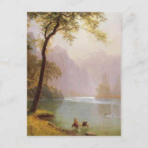 Postal Albert Bierstadt, Kerns River Valley California