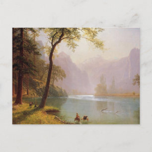 Postal Albert Bierstadt, Kerns River Valley California