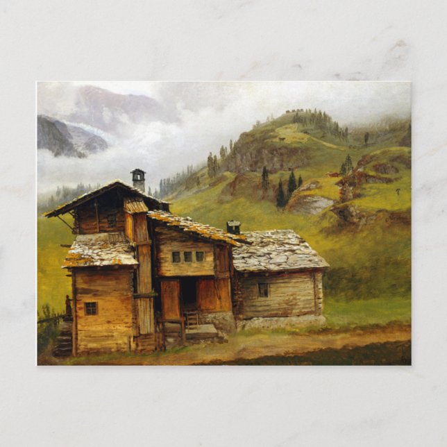 Postal Albert Bierstadt Mountain House (Anverso)
