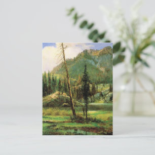 Postal Albert Bierstadt - Sierra Nevada Mountains,
