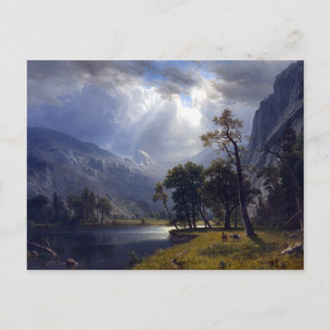 Postal Albert Bierstadt Yosemite Valley (Anverso)