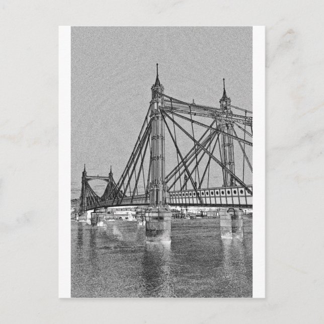 Postal Albert Bridge London (Anverso)