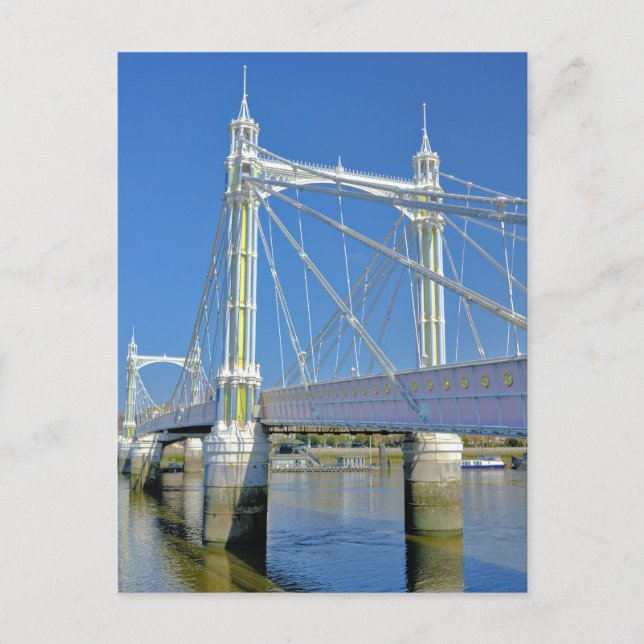 Postal Albert Bridge, Londres (Anverso)