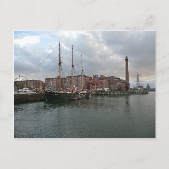 Postal Albert Dock de Liverpool (Anverso)