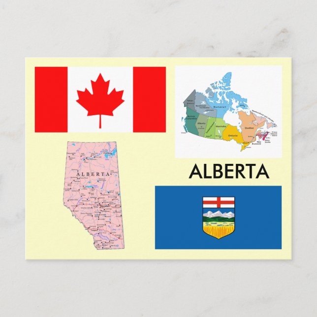 Postal Alberta (Canadá) (Anverso)