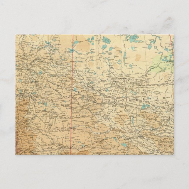 Postal Alberta y Saskatchewan (Anverso)